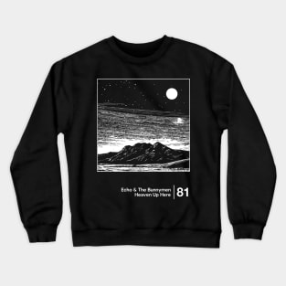 Echo & The Bunnymen - Minimalist Style Graphic Artwork Crewneck Sweatshirt